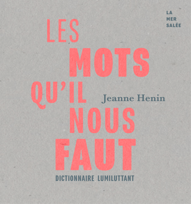 Les Mots qu'il nous faut